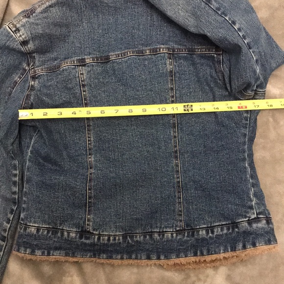 Canal Jeans Vintage Blue/Brown Denim/Sherpa Jacket Size S. Used in mint cond. - Picture 9 of 9